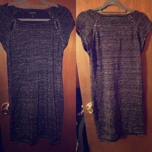 Rampage Black and Gold Dress